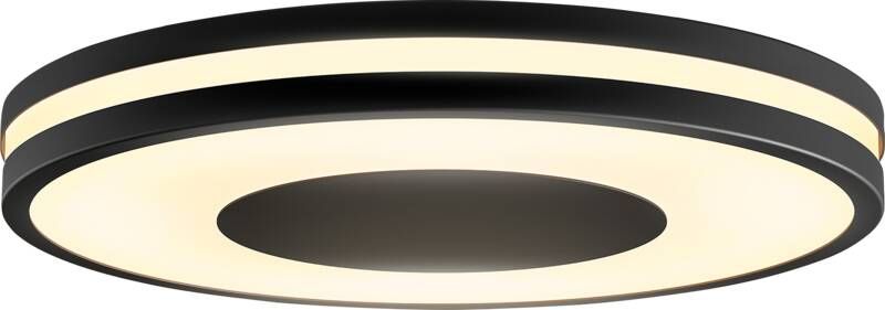 Philips Hue Being plafondlamp warm tot koelwit licht zwart Bluetooth incl. 1 dimmer switch