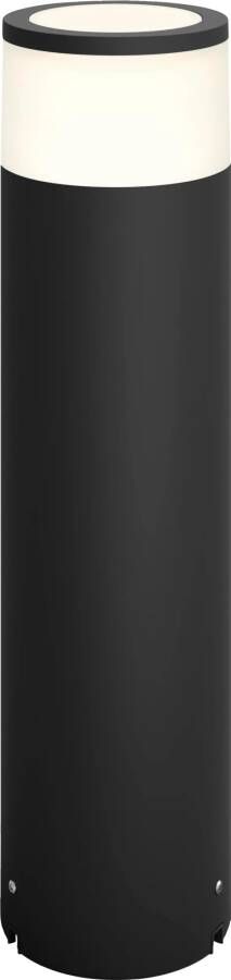 Philips Hue Calla sokkellamp wit en gekleurd licht zwart hoog laagspanning uitbreiding