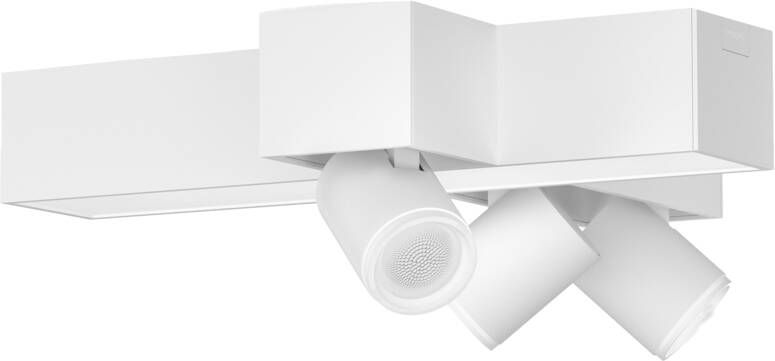 Philips Hue Centris Plafond Opbouwspot White and Color Ambiance GU10 Wit 3 x 5 7W Kruisvorm Bluetooth