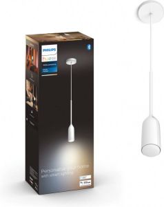 Philips Hue hanglamp Devote hanglamp wit 6W met Dimmer switch