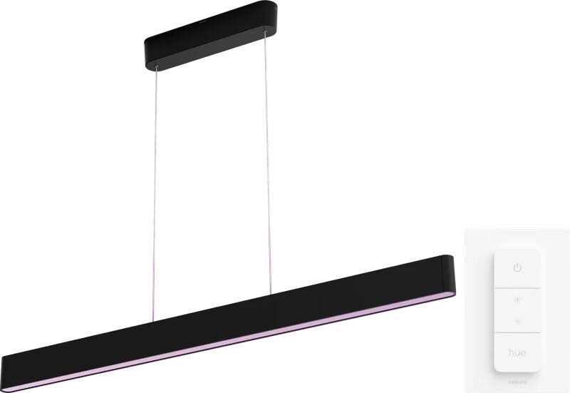 Philips Hue Ensis hanglamp White and Color Zwart + dimmer