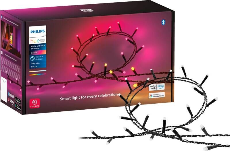 Philips Hue Festavia Lichtsnoer Ledstrip 20 Meter 250 Led's