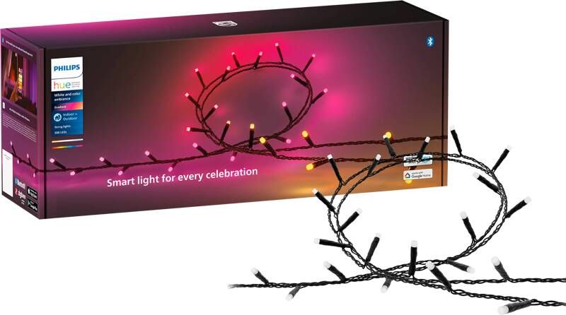Philips Hue Festavia Lichtsnoer Ledstrip 40 Meter 500 Led's
