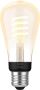 Philips Hue filament edisonlamp ST64 warm tot koelwit licht 1-pack E27 - Thumbnail 1