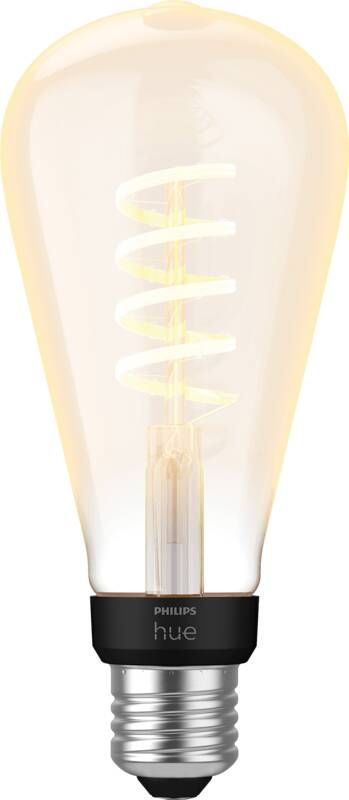 Philips Hue Filament Edisonlamp ST72 E27 1-pack warm tot koelwit licht