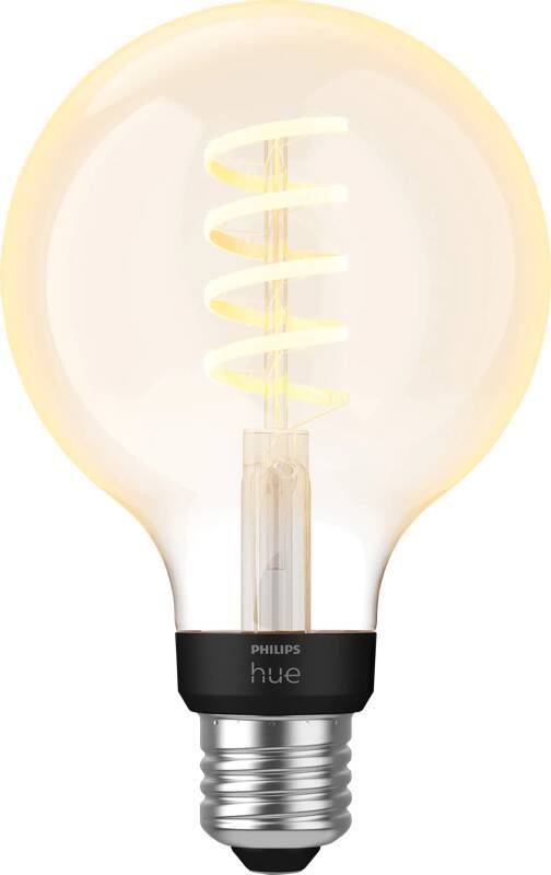 Philips Hue White Ambiance filament standaard lamp goud dimbaar E27…