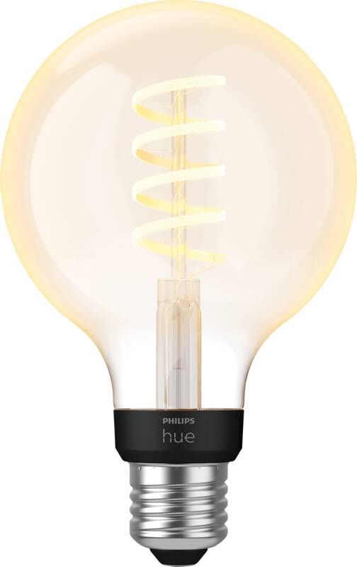 Philips Hue White Ambiance filament standaard lamp goud dimbaar E27…