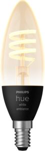 Philips Hue White Ambiance filament kaars goud dimbaar E14 4 9W 350…
