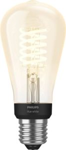 Philips Hue Slimme Verlichting Filamentlamp ST64 Edison Ø 60 mm White E27 Bluetooth