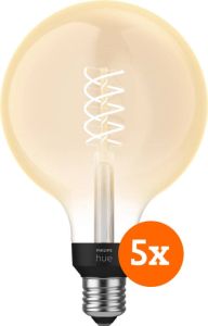 Philips Hue Filamentlamp White Globe XL E27 2023 5-pack
