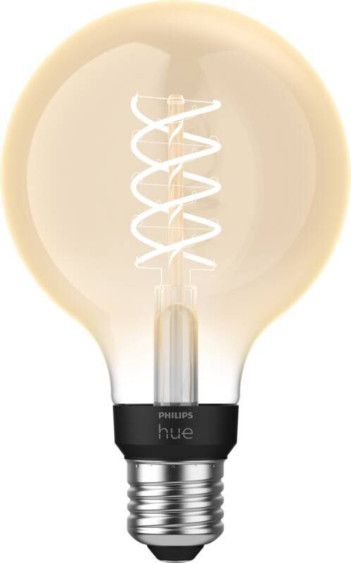 Philips Hue Philips G93 globe E27 slimme lamp Intelligente verlichting Transparant Bluetooth Zigbee LED E27 Zacht wit