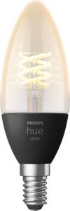 Philips Hue Filament Kaarslamp E14 1-pack zachtwit licht