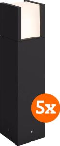 Philips Hue Fuzo White Sokkellamp laag 5-pack