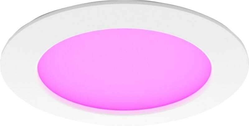 Philips Hue Platte Inbouwspot Wit En Gekleurd Licht Ø170 Mm Wit