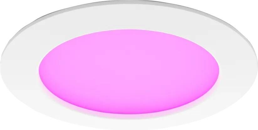Philips Hue Platte Inbouwspot Wit En Gekleurd Licht Ø170 Mm Wit