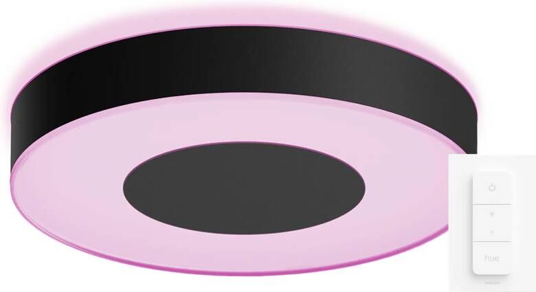 Philips Hue Infuse L plafondlamp White and Color zwart + dimmer
