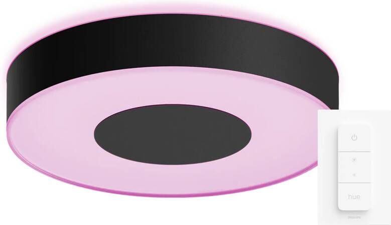 Philips Hue Infuse M plafondlamp White and Color Zwart + dimmer