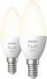 Philips Hue White E14 slimme LED-lampen Bluetooth compatibel Pak van 2 - Thumbnail 1