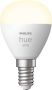 Philips Hue kogellamp P45 E14 1-pack warmwit licht - Thumbnail 1