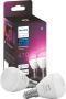 Philips Hue Luster kogellamp White and Color E14 2-pack - Thumbnail 1