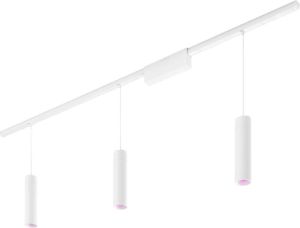 Philips Hue Perifo railverlichting plafond wit en gekleurd licht 3 hanglampen wit basisset