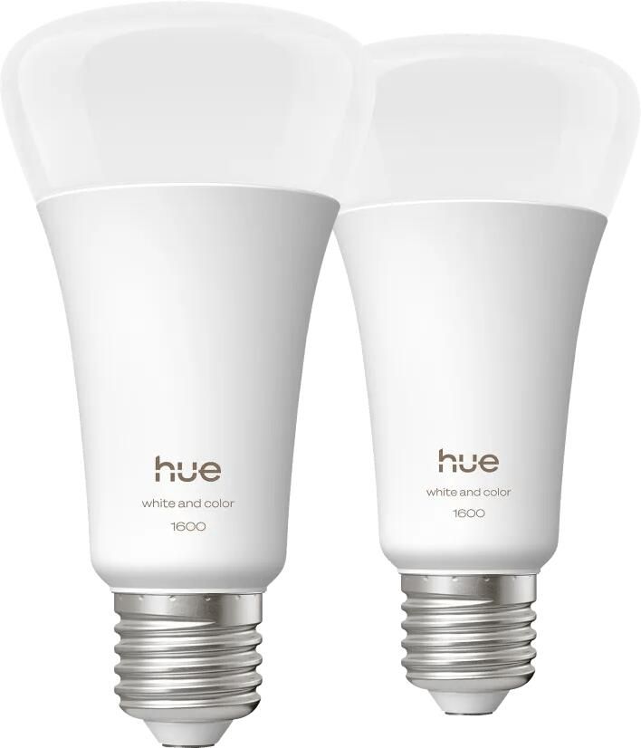 Philips Hue A67 White and Color 1600lm E27 Duo Pack