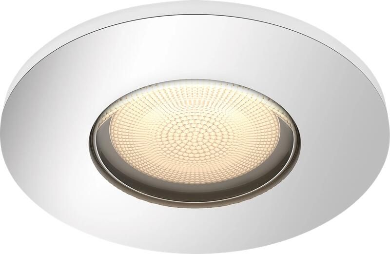 Philips Hue Adore badkamerinbouwspot White Ambiance rond Chroom