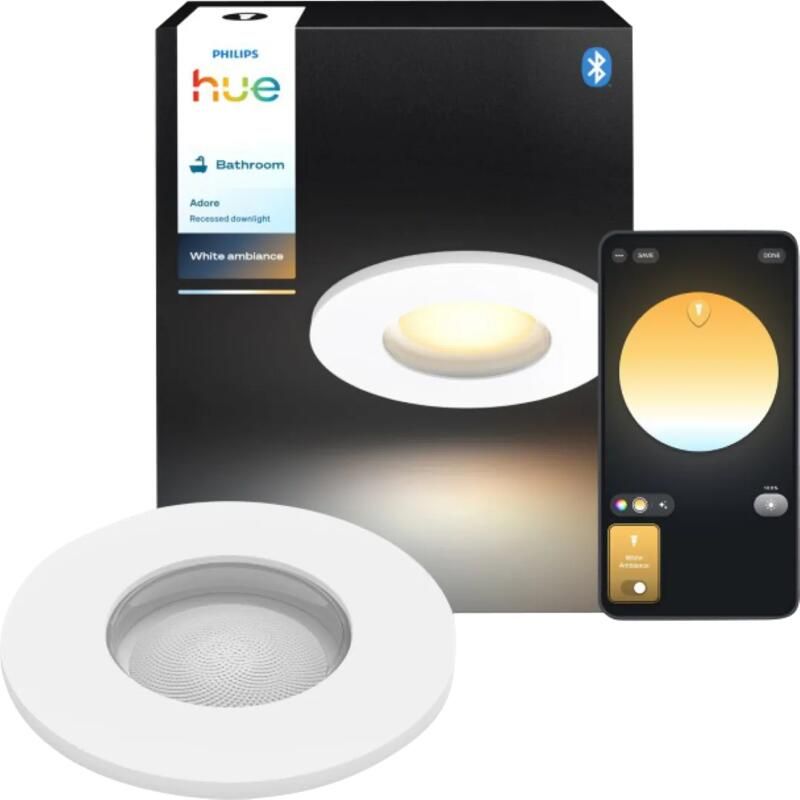 Philips Hue Adore badkamerinbouwspot White Ambiance Wit