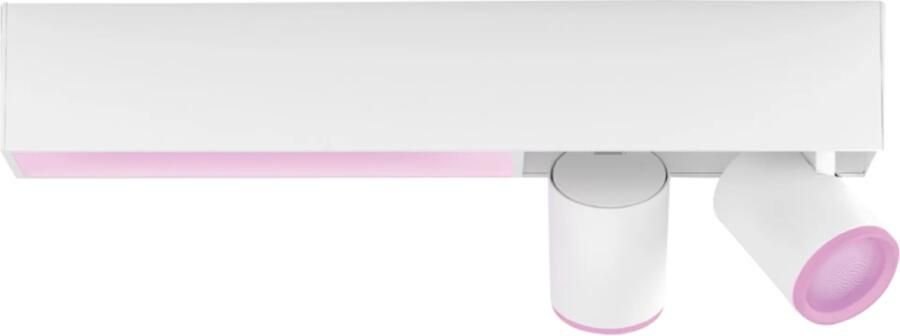 Philips Hue Centris opbouwspot wit en gekleurd licht 2-spots wit rechthoekig