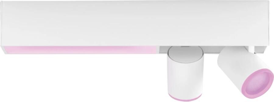 Philips Hue Centris opbouwspot wit en gekleurd licht 2-spots wit rechthoekig