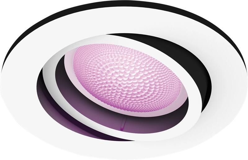 Philips Hue Centura inbouwspot wit en gekleurd wit 1-pack wit rond GU10