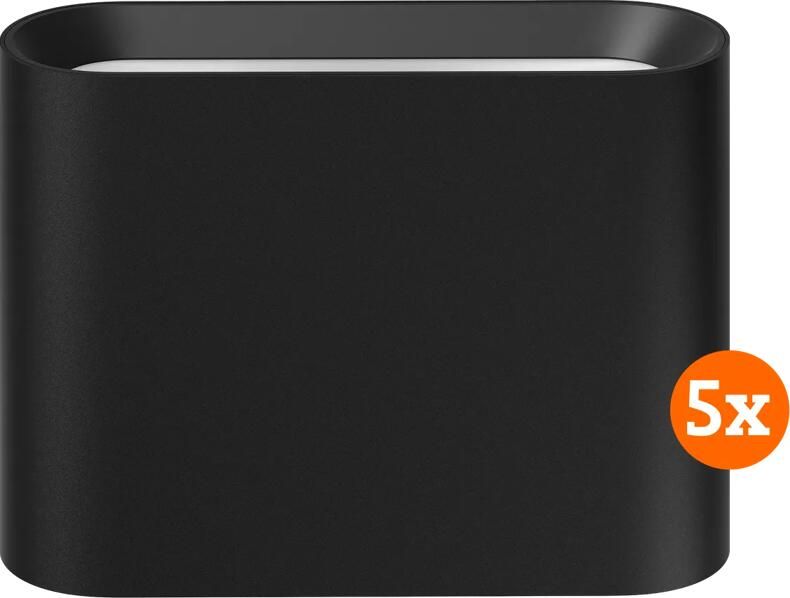 Philips Hue Dymera muurlamp White and Color Zwart 5-pack