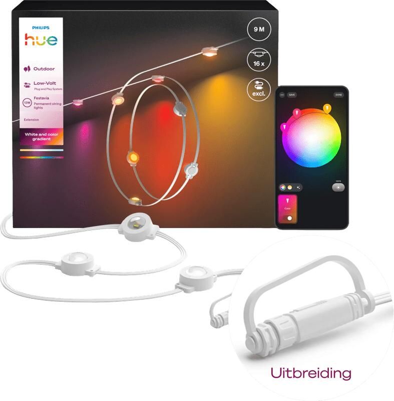 Philips Hue Festavia Lichtsnoer 9 meter Uitbreiding