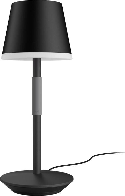 Philips Hue Go Draagbare Tafellamp Wit En Gekleurd Licht Zwart
