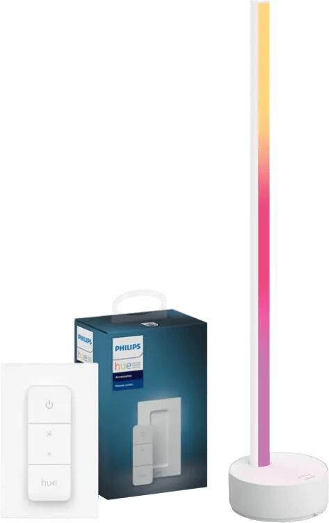 Philips Hue Gradient Signe White and Color Tafellamp Wit + Dimmer