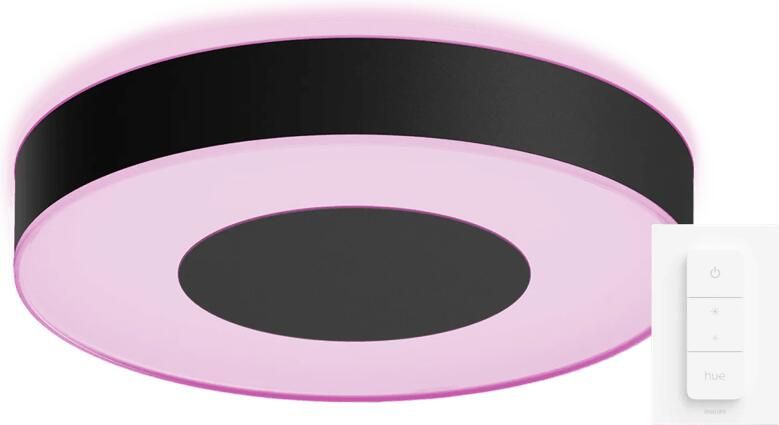 Philips Hue Infuse L plafondlamp White and Color zwart + dimmer