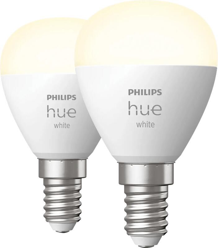 Philips Hue Philips Kogellamp Warm Wit E14 5 7w 2 Stuks