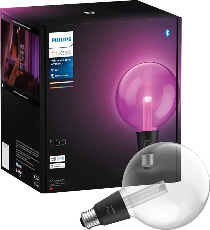 Philips Hue Lightguide Globe XL White and Color E27