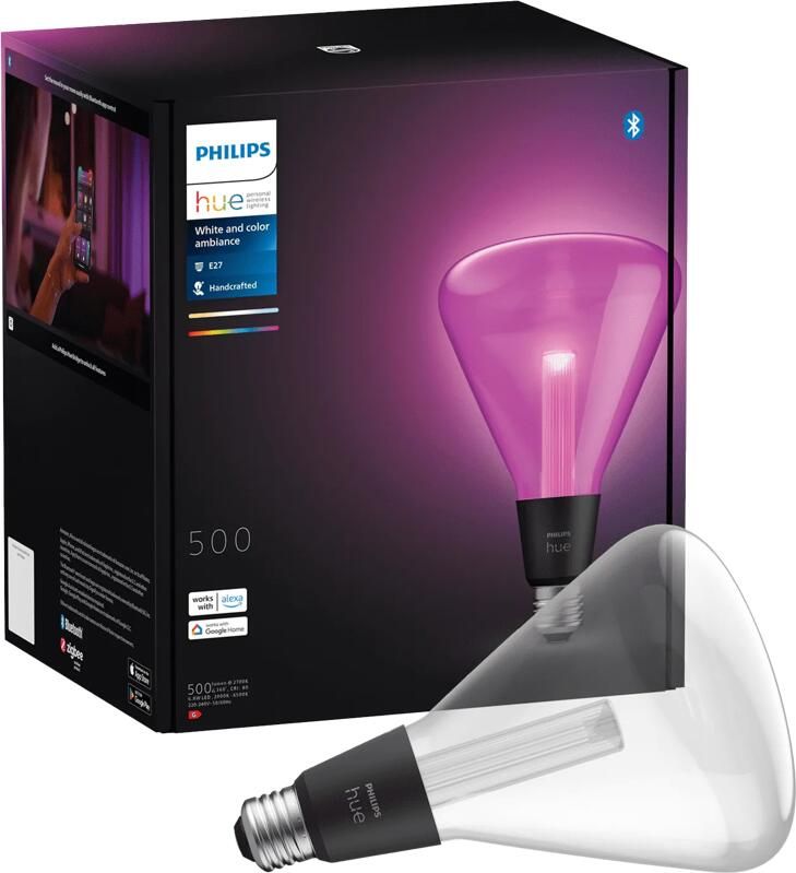Philips Hue Lightguide Triangle E27 Wit En Gekleurd Licht Slimme Verlichting