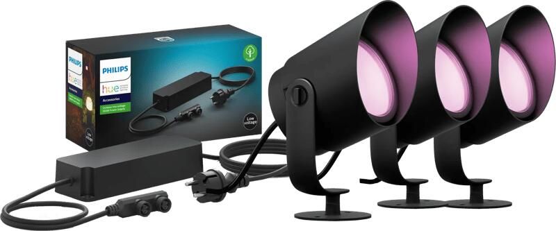Philips Hue Lily XL Prikspot Startpakket White and Color 3-Pack