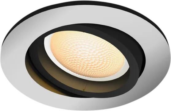 Philips Hue Milliskin inbouwspot White Ambiance rond Aluminium
