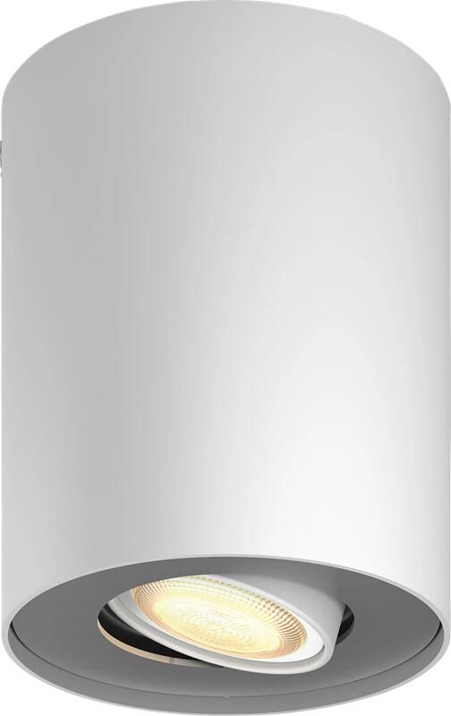 Philips Hue Pillar opbouwspot warm- tot koelwit licht 1-spot wit GU10