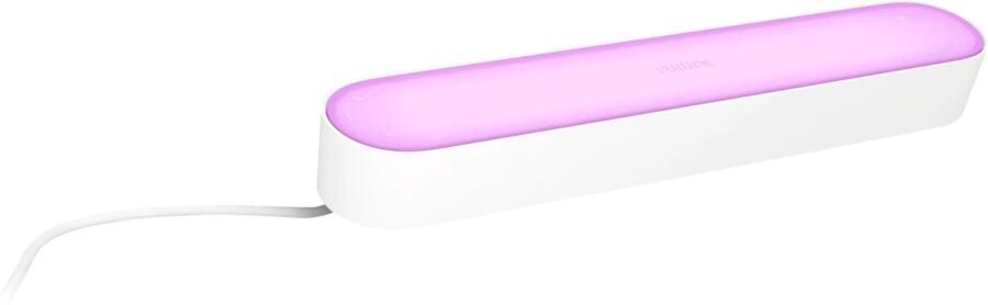 Philips Hue Play Lichtbalk Tafellamp uitbreiding White and Color Ambiance Gëintegreerd LED Wit 42W