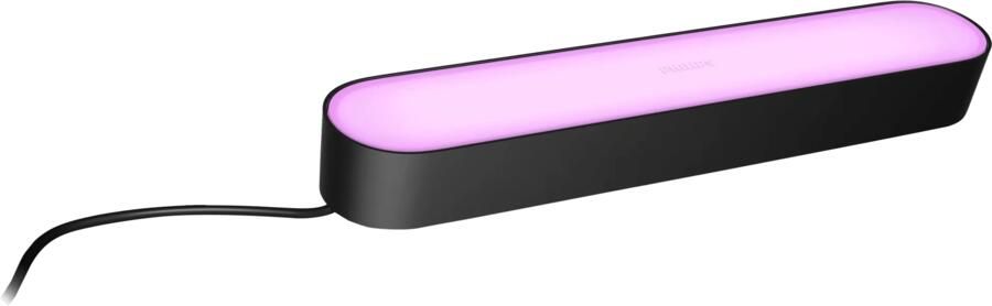 Philips Hue Play Lichtbalk Tafellamp uitbreiding White and Color Ambiance Gëintegreerd LED Zwart- 42W