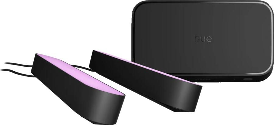 Philips Hue Play Lichtbalk Zwart 2-pack + HDMI Sync Box 8K