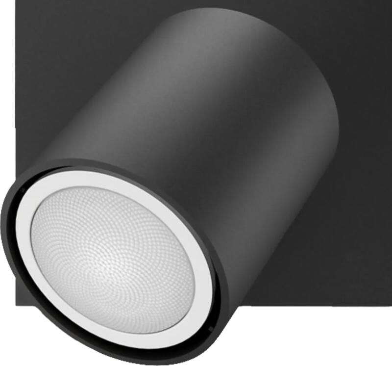 Philips Hue Runner opbouwspot White Ambiance 1 Spots Zwart + Dimmer