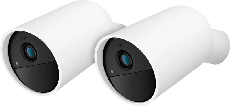 Philips Hue Secure beveiligingscamera met batterij Wit 2-pack