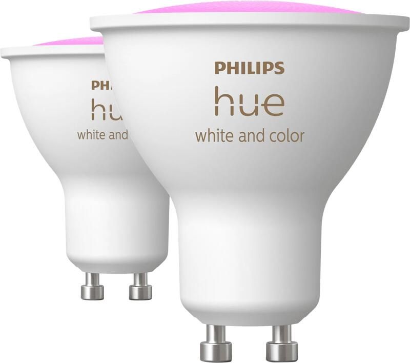 Philips Hue Spot wit en gekleurd licht 2 pack GU10
