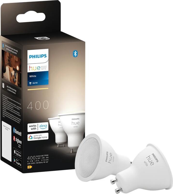 Philips Hue White GU10 2-pack