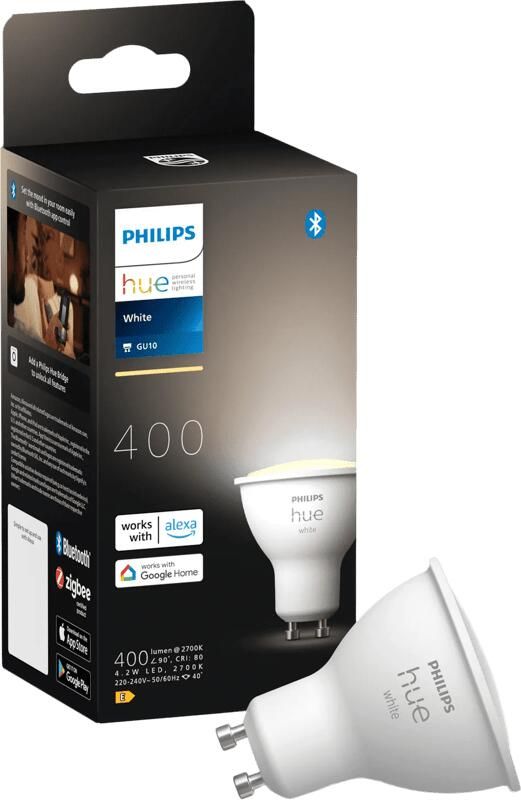 Philips Hue Smart Ledspot White 400lm Gu10 4.2w